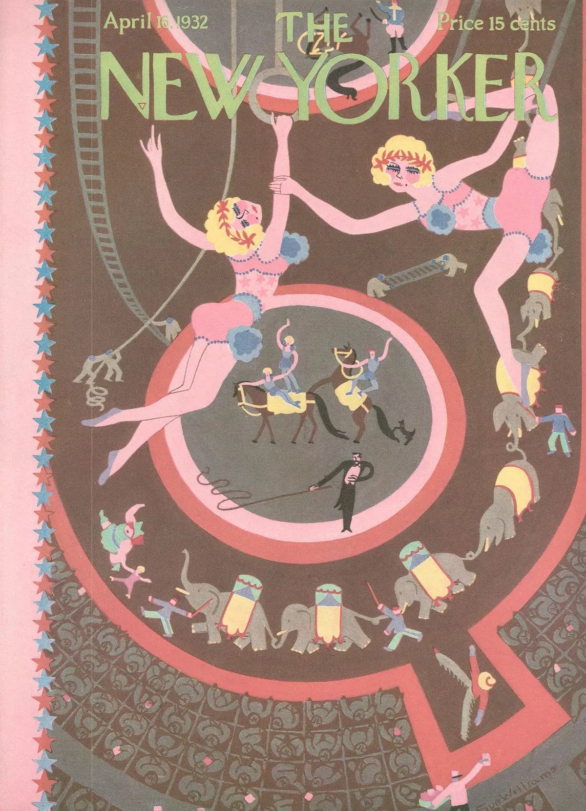 Обложка The New Yorker, 16 апреля 1932, художник Сью Уильямс