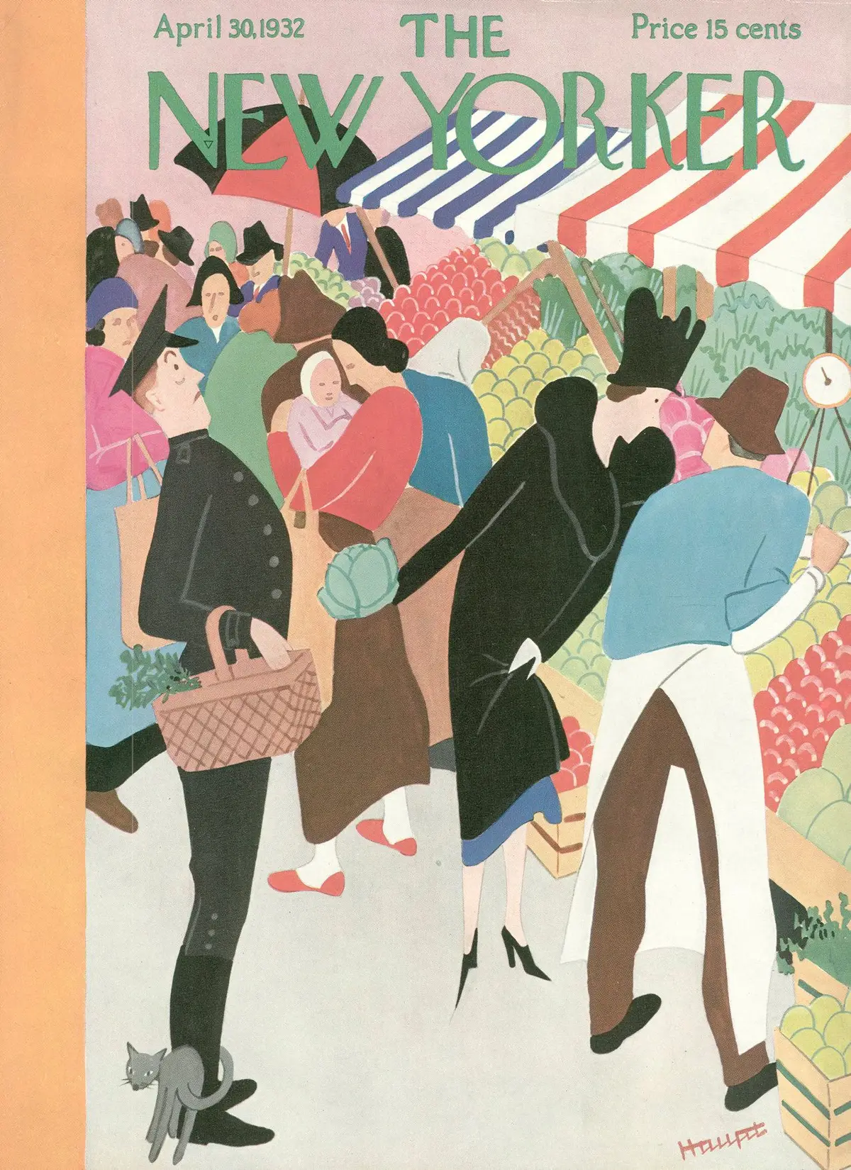 Обложка The New Yorker, 30 апреля 1932, художник И. Г. Хаупт