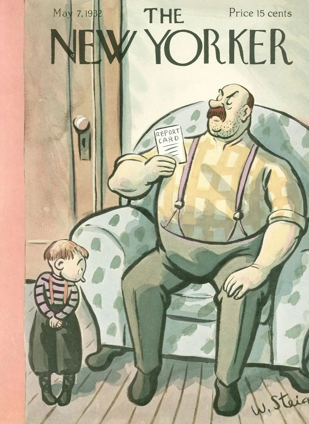 Обложка The New Yorker, 7 мая 1932, художник Уильям Стейг