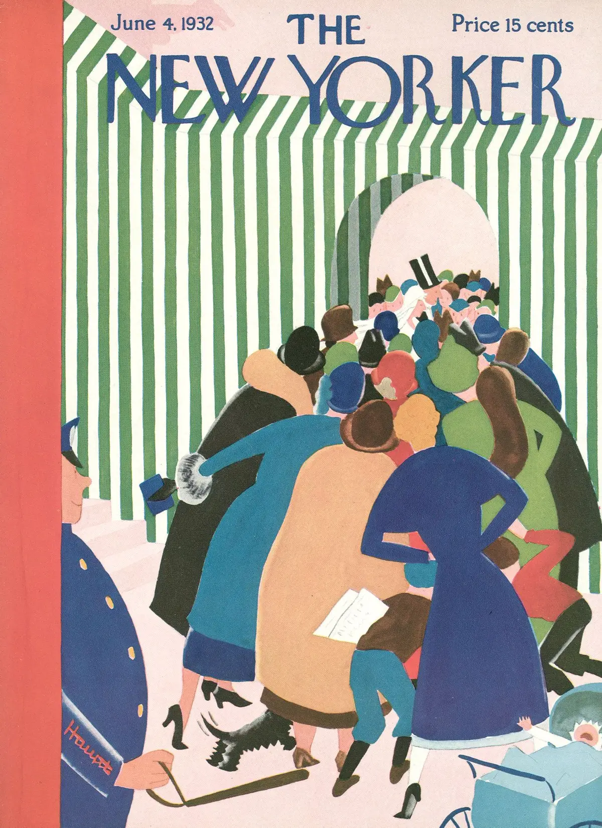 Обложка The New Yorker, 4 июня 1932, художник И. Г. Хаупт