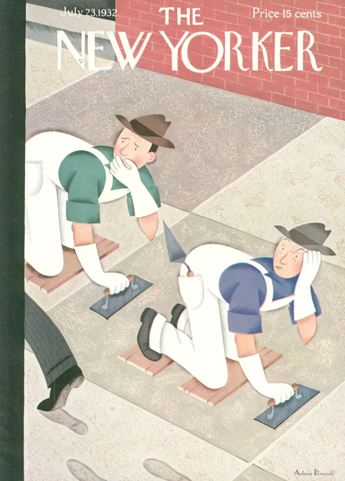 Обложка The New Yorker, 23 июля 1932, художник Антонио Петруччелли