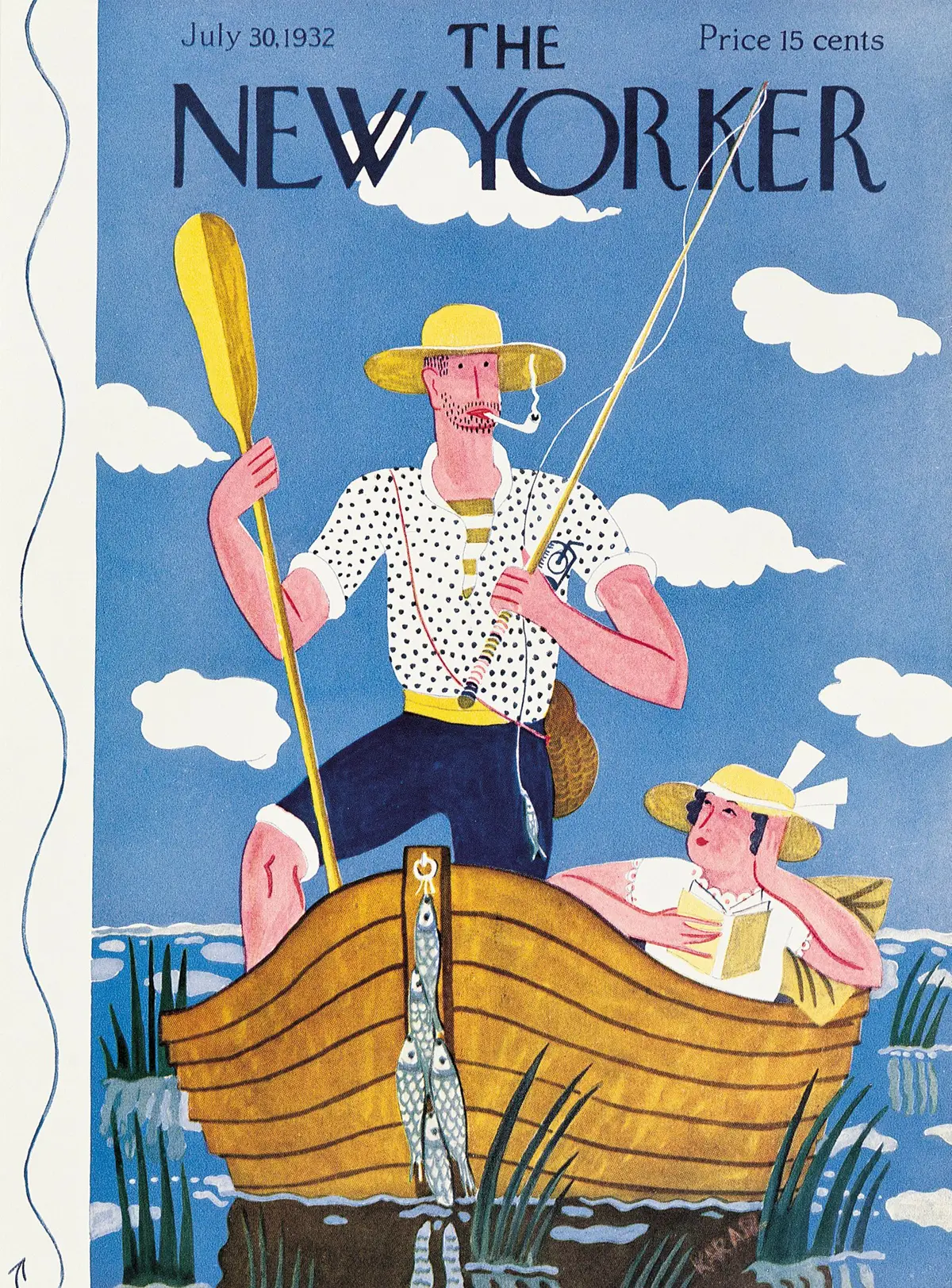 Обложка The New Yorker, 30 июля 1932, художник Илонка Карас