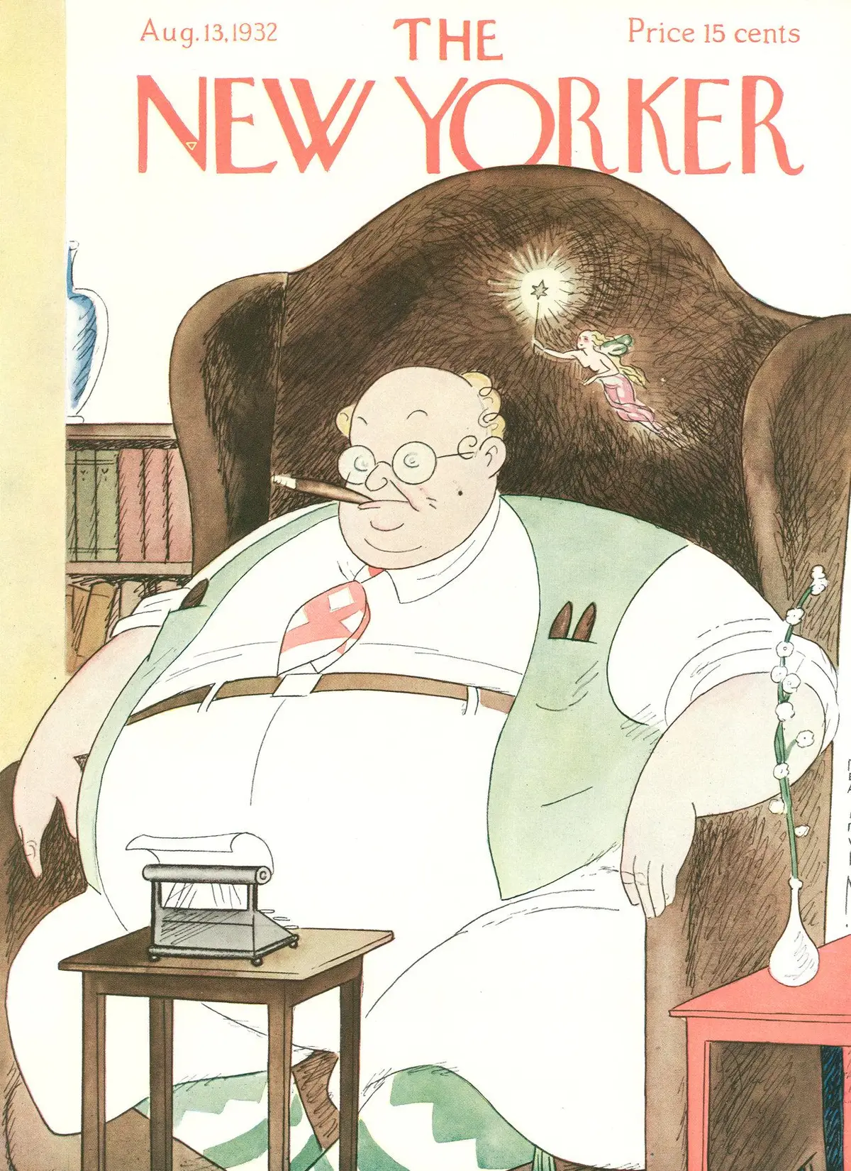 Обложка The New Yorker, 13 августа 1932, художник Реа Ирвин