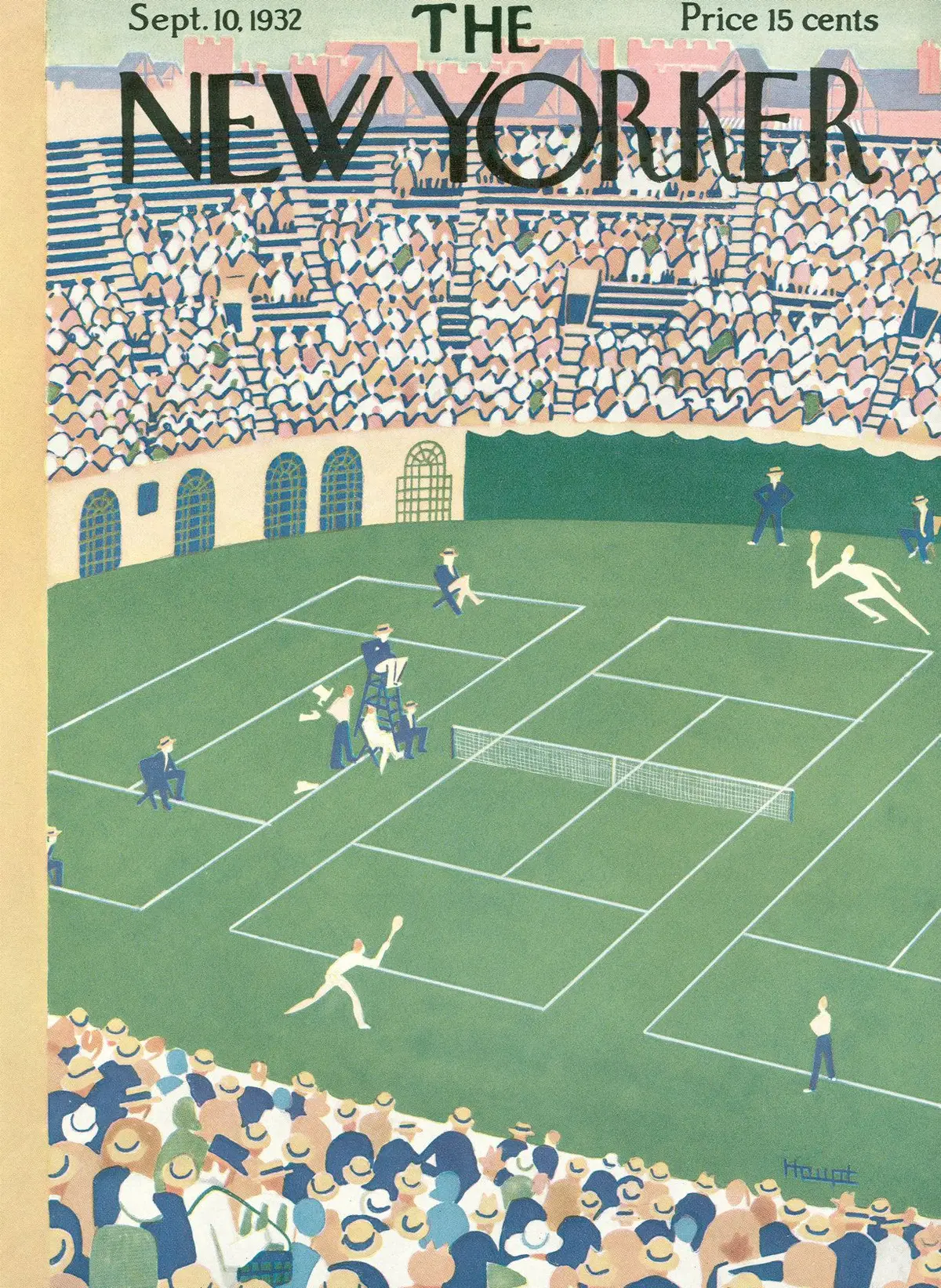 Обложка The New Yorker, 10 сентября 1932, художник И. Г. Хаупт