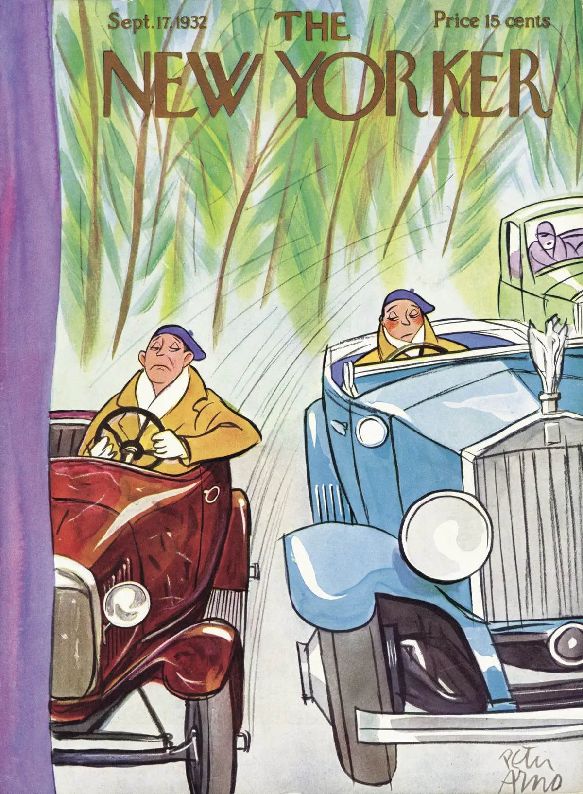 Обложка The New Yorker, 17 сентября 1932, художник Питер Арно