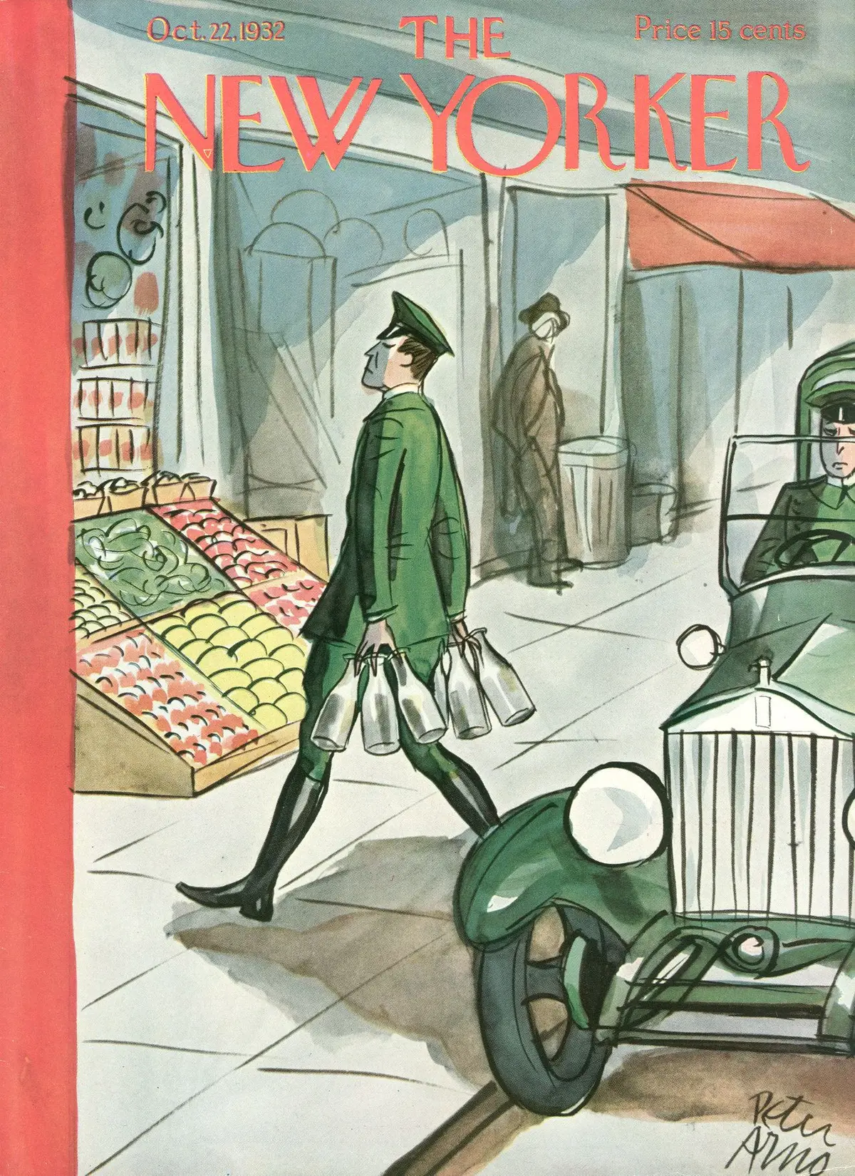 Обложка The New Yorker, 22 октября 1932, художник Питер Арно