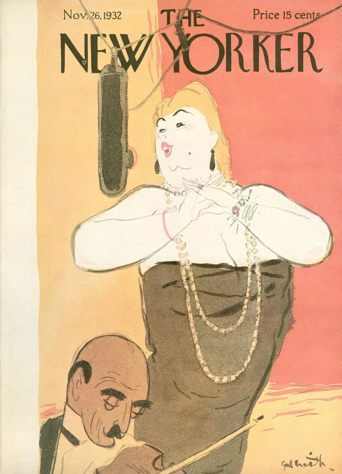 Обложка The New Yorker, 26 ноября 1932, художник Уильям Кроуфорд Гэлбрейт