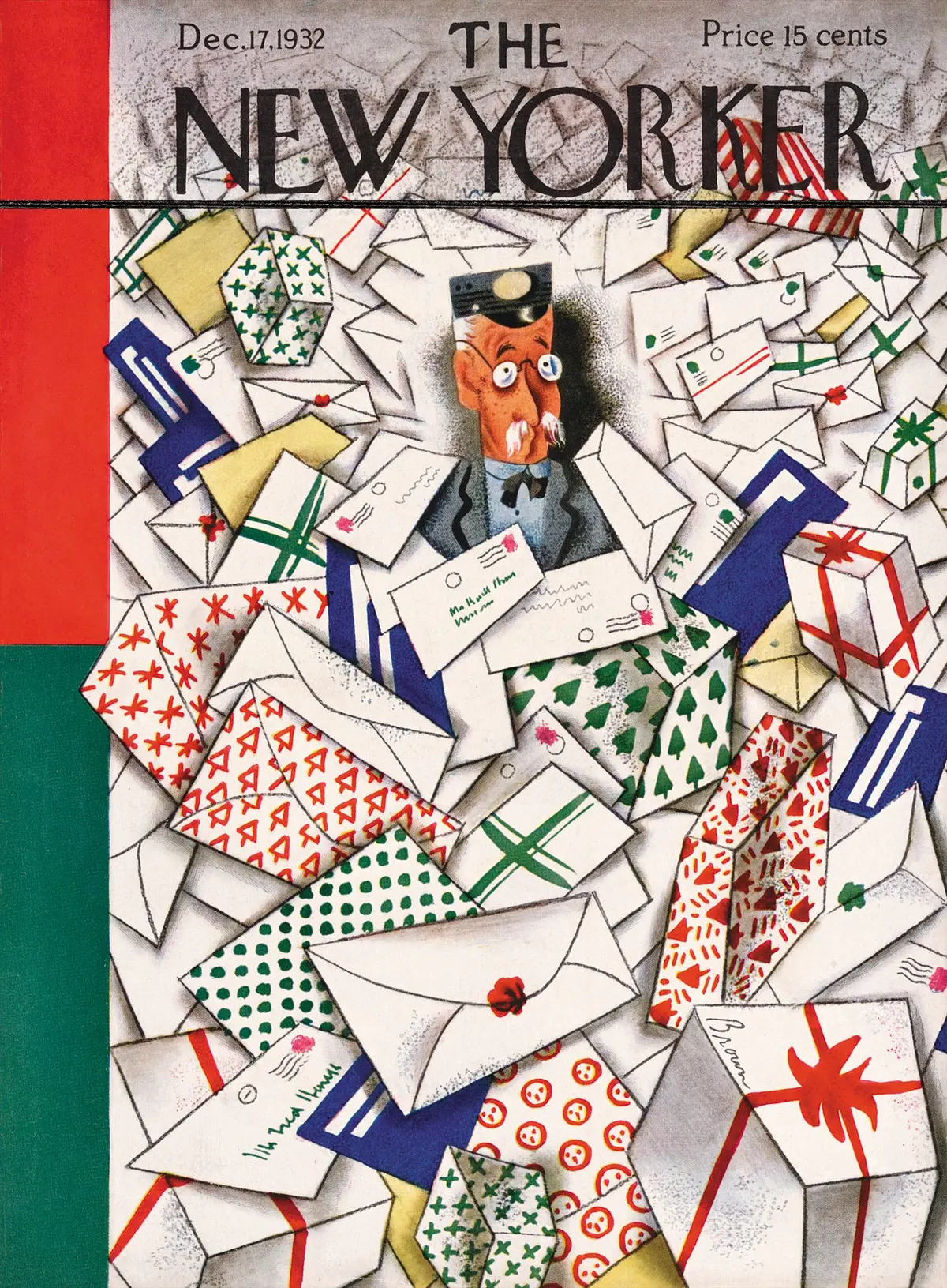 Обложка The New Yorker, 17 декабря 1932, художник Гарри Браун