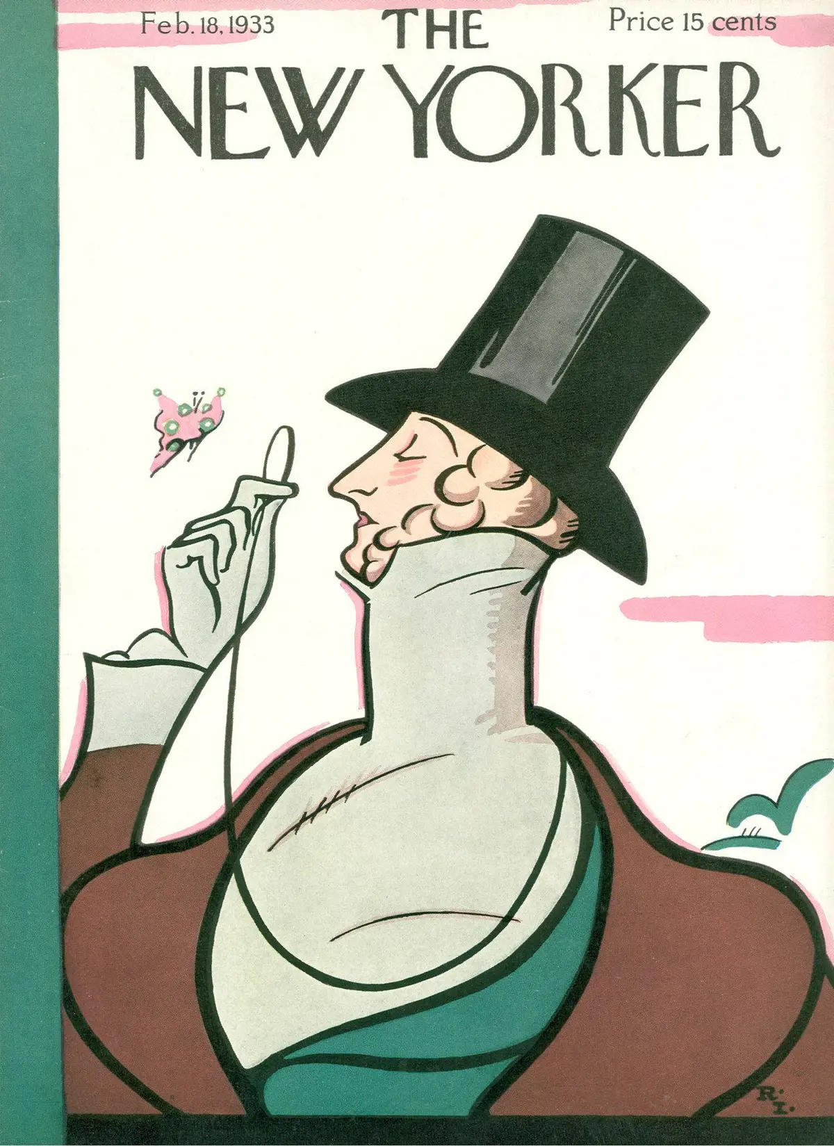 Обложка The New Yorker, 18 февраля 1933, художник Реа Ирвин