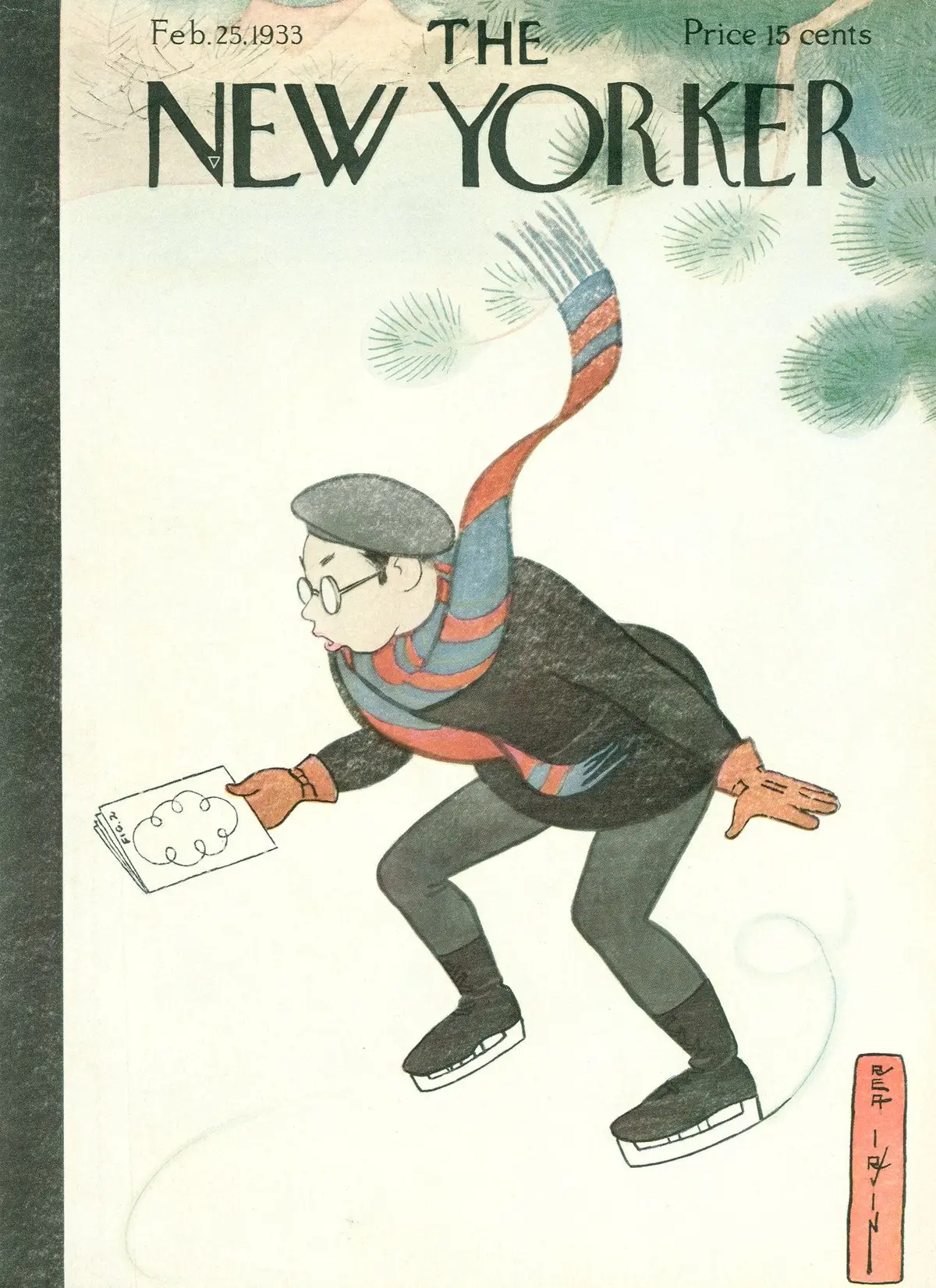 Обложка The New Yorker, 25 февраля 1933, художник Реа Ирвин