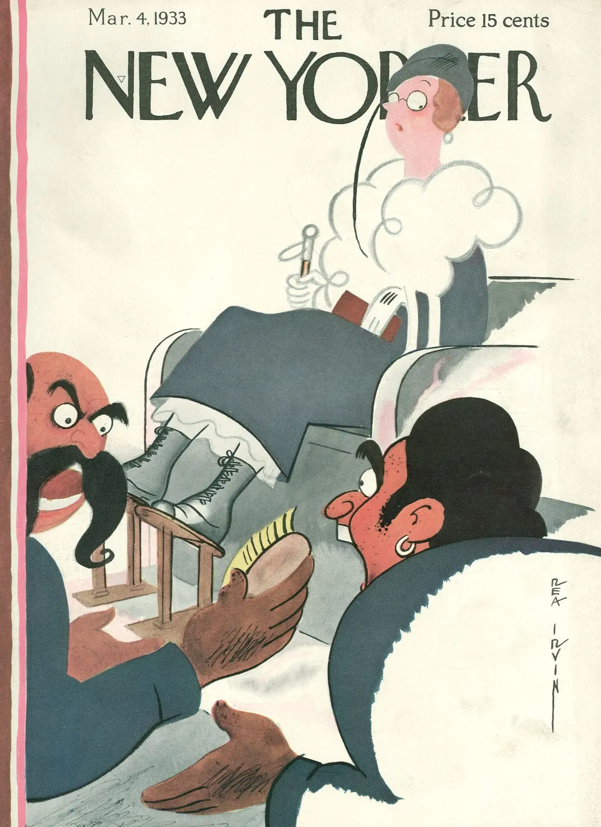 Обложка The New Yorker, 4 марта 1933, художник Реа Ирвин
