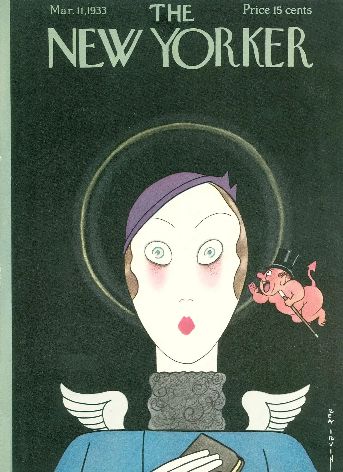 Обложка The New Yorker, 11 марта 1933, художник Реа Ирвин