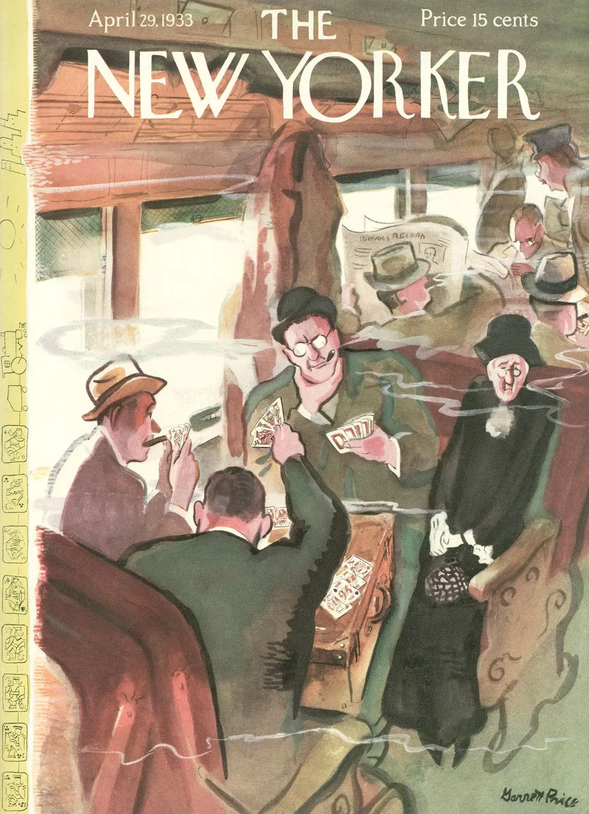 Обложка The New Yorker, 29 апреля 1933, художник Гарретт Прайс