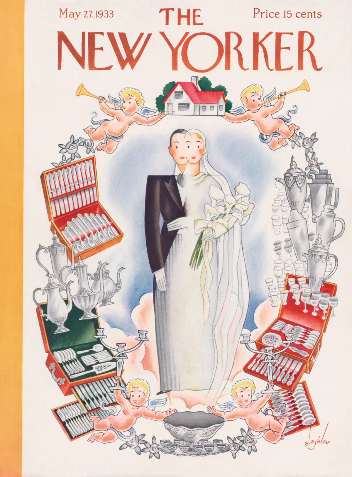 Обложка The New Yorker, 27 мая 1933, художник Константин Алажалов