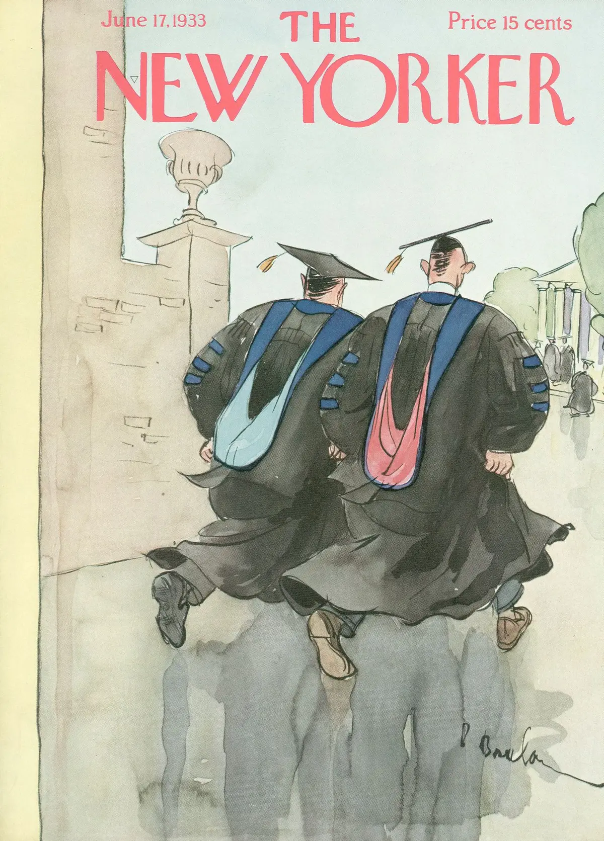 Обложка The New Yorker, 17 июня 1933, художник Перри Барлоу
