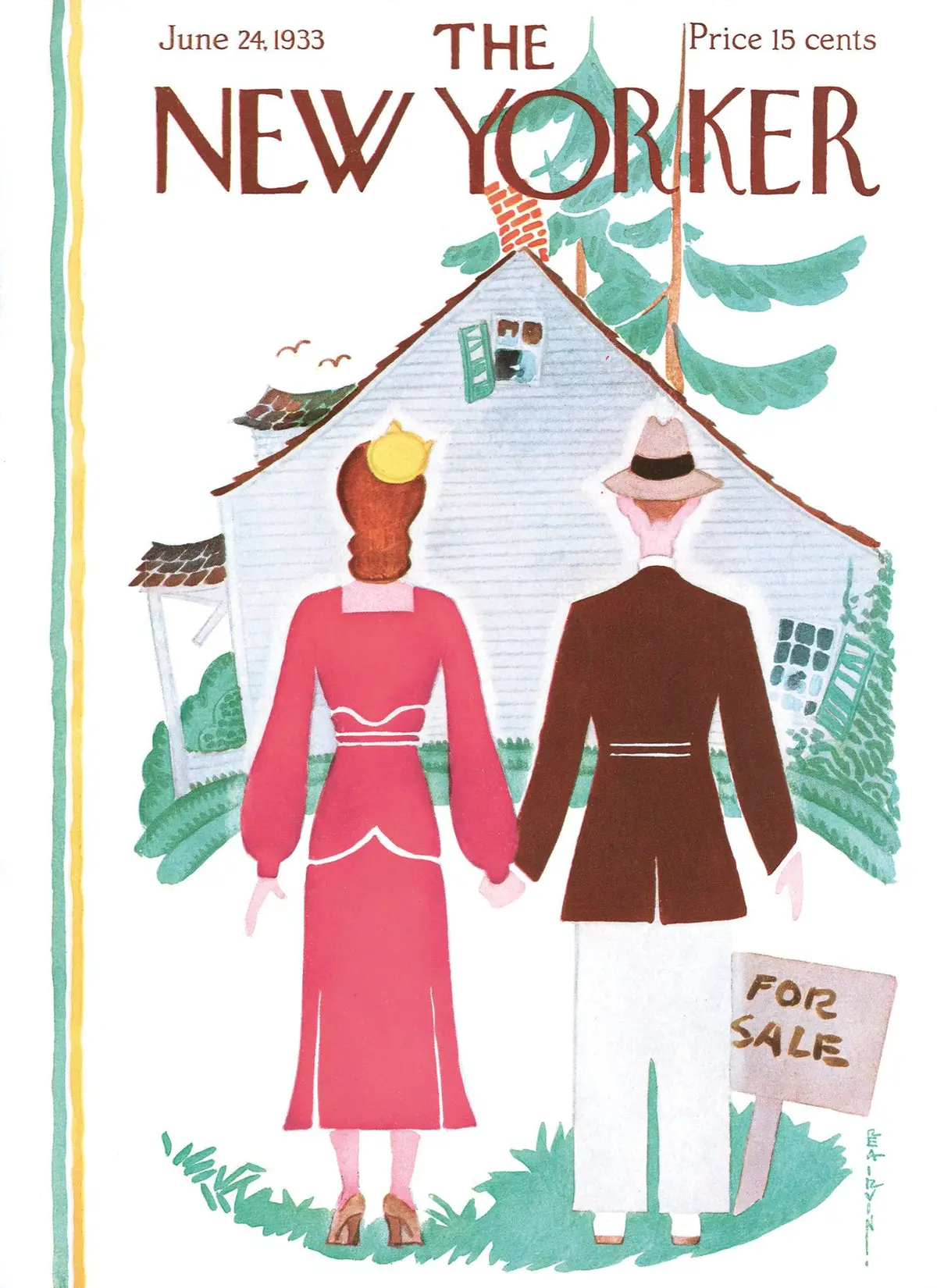 Обложка The New Yorker, 24 июня 1933, художник Реа Ирвин