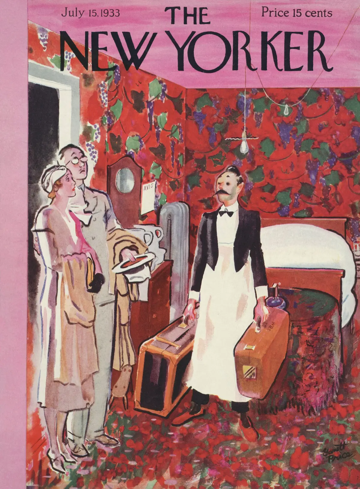 Обложка The New Yorker, 15 июля 1933, художник Гарретт Прайс