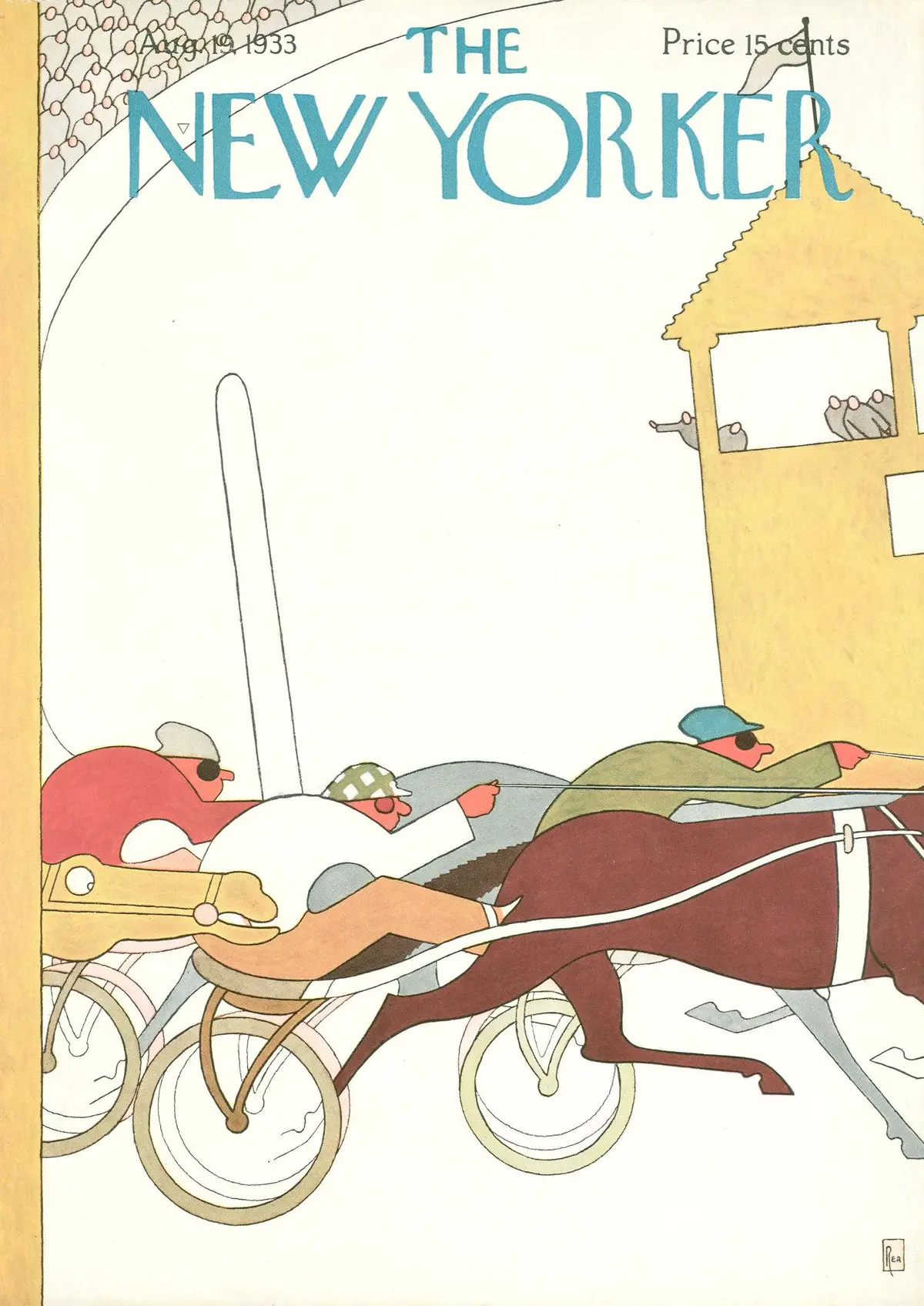 Обложка The New Yorker, 19 августа 1933, художник Гарднер Ри