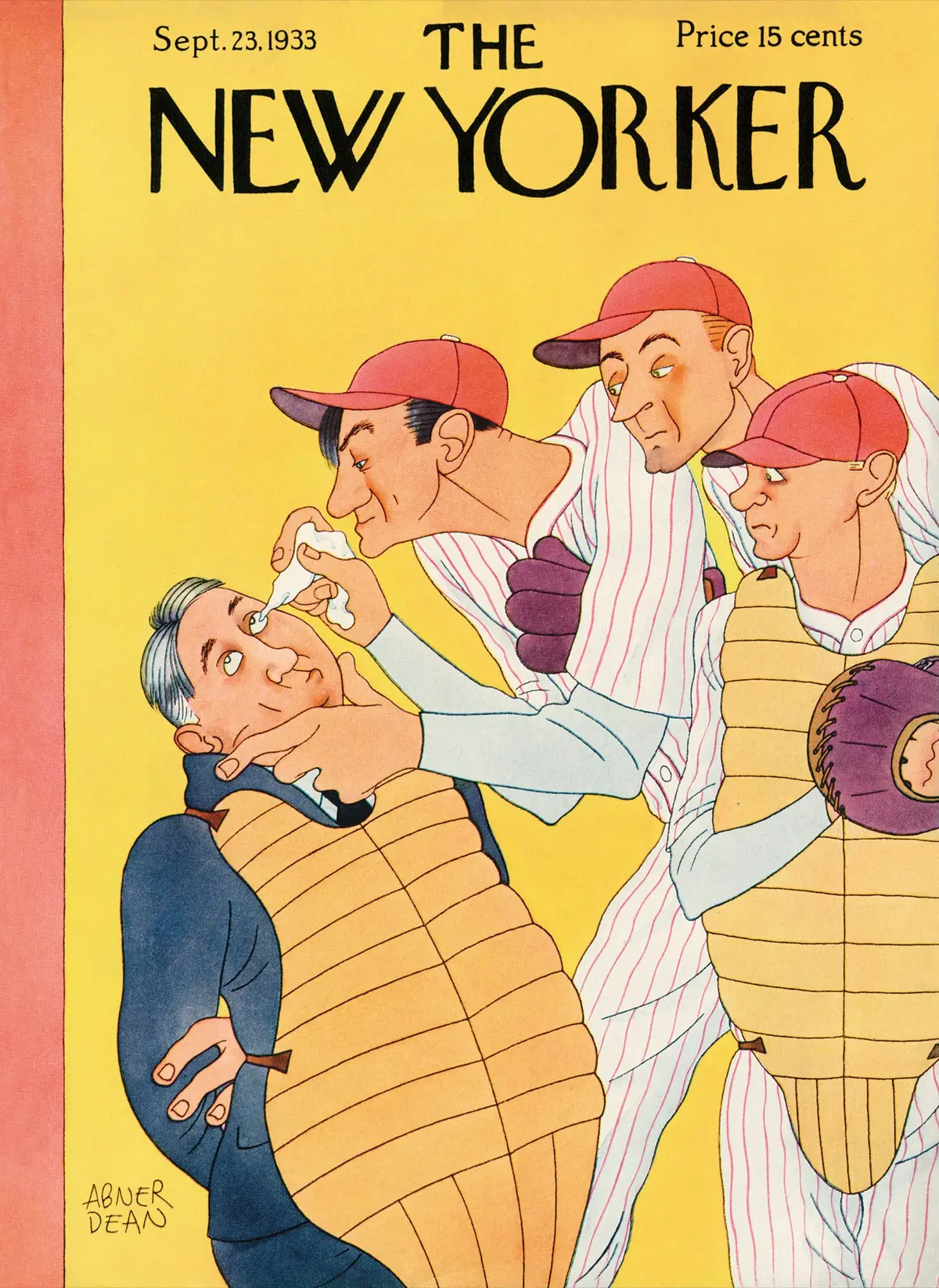 Обложка The New Yorker, 23 сентября 1933, художник Абнер Дин