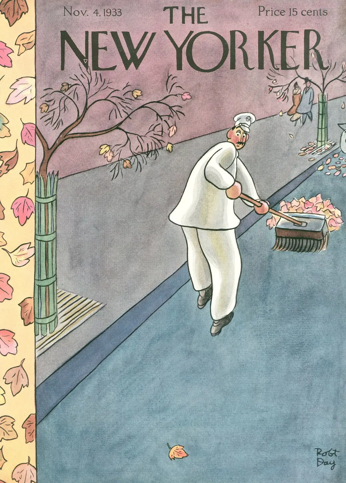 Обложка The New Yorker, 4 ноября 1933, художник Роберт Дэй