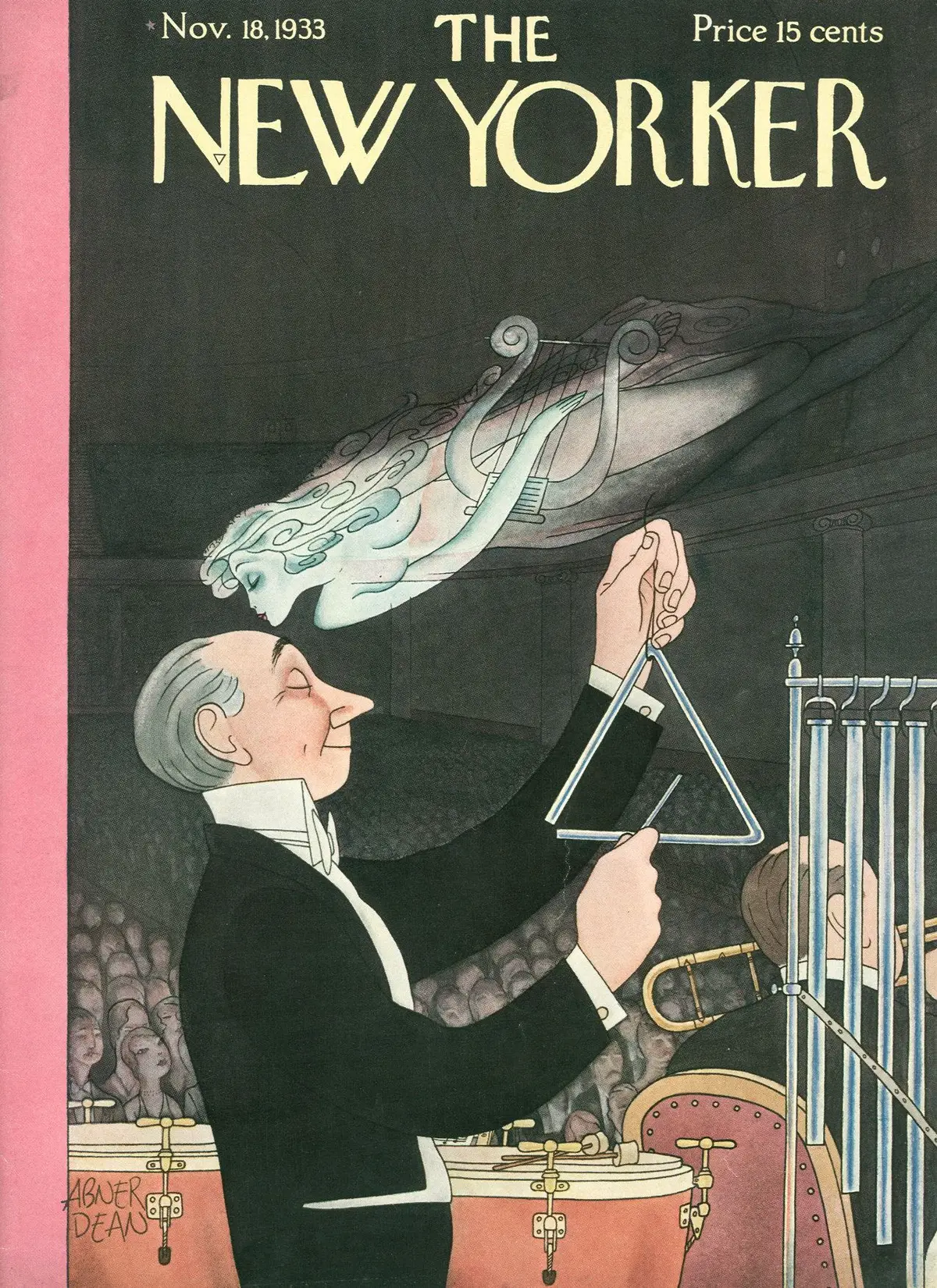 Обложка The New Yorker, 18 ноября 1933, художник Абнер Дин