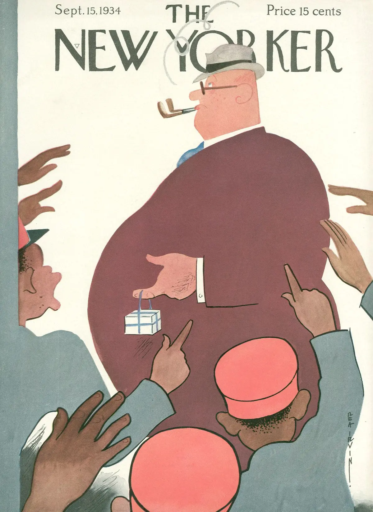 Обложка The New Yorker, 15 сентября 1934, художник Реа Ирвин
