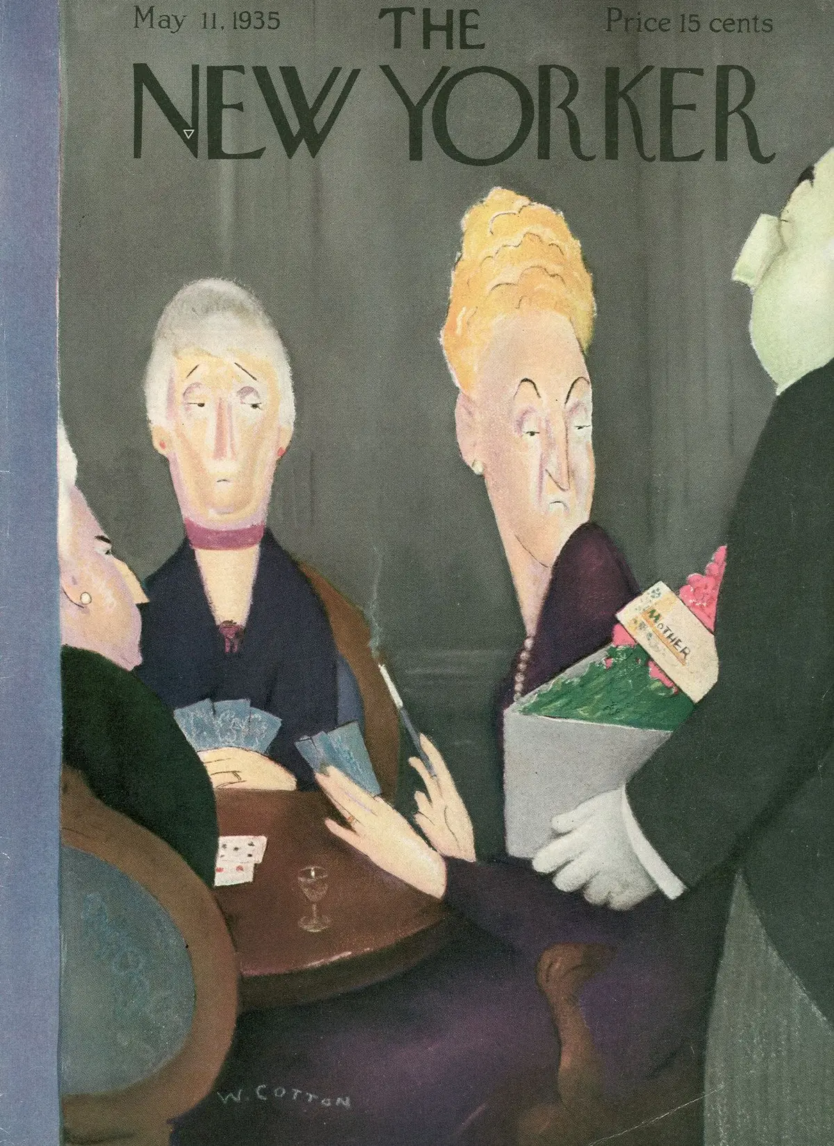 Обложка The New Yorker, 11 мая 1935, художник Уильям Коттон