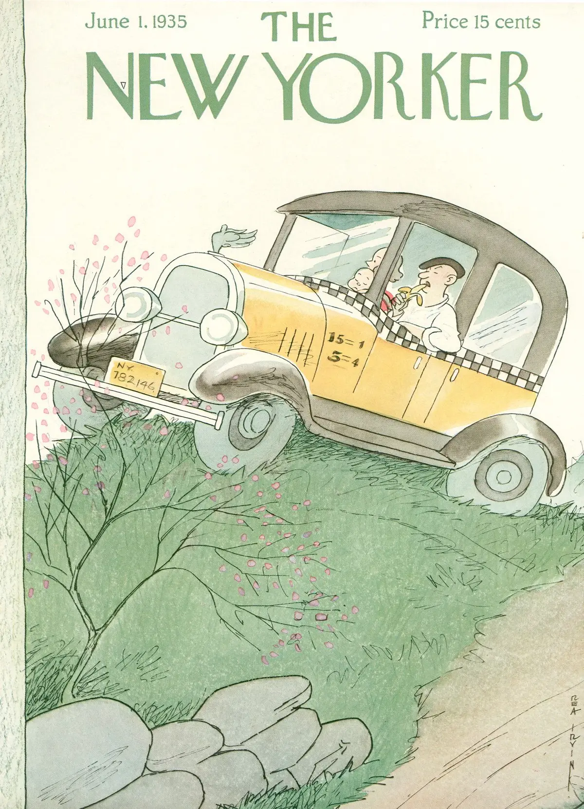Обложка The New Yorker, 1 июня 1935, художник Реа Ирвин