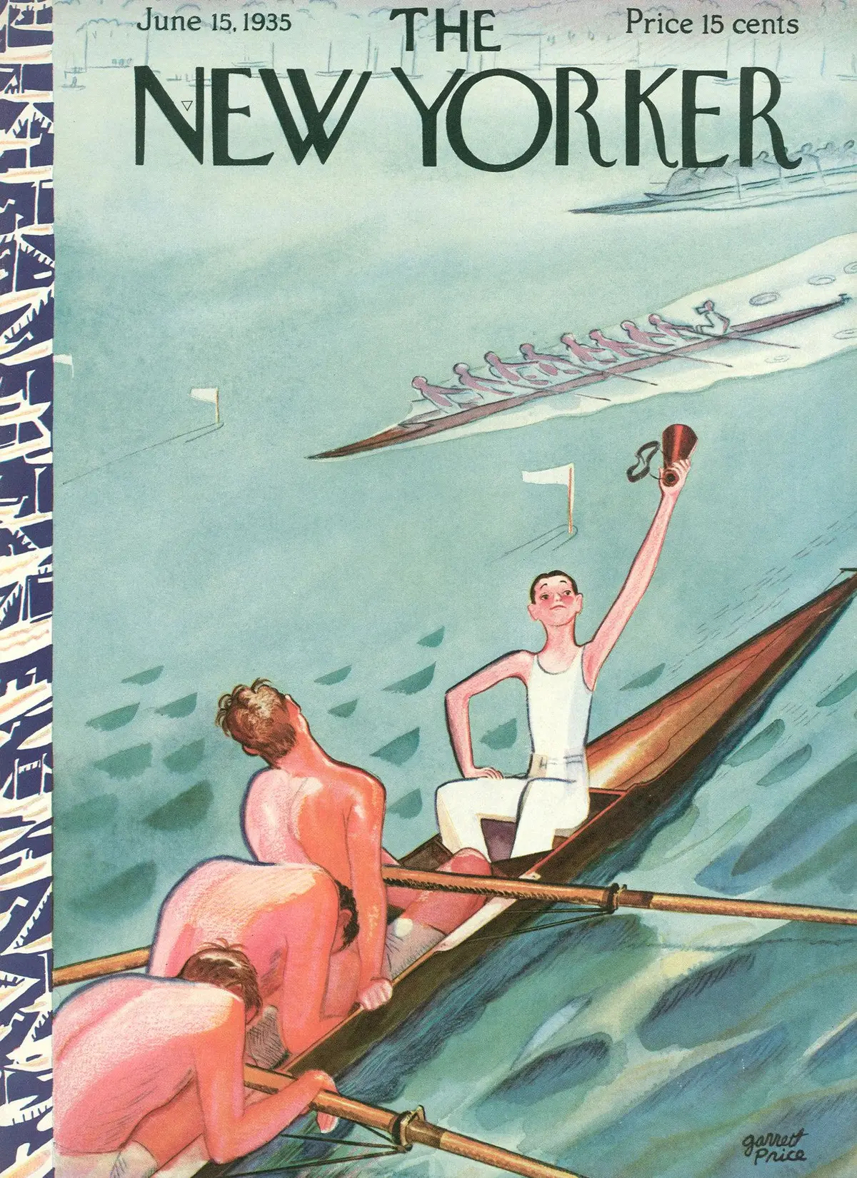 Обложка The New Yorker, 15 июня 1935, художник Гарретт Прайс