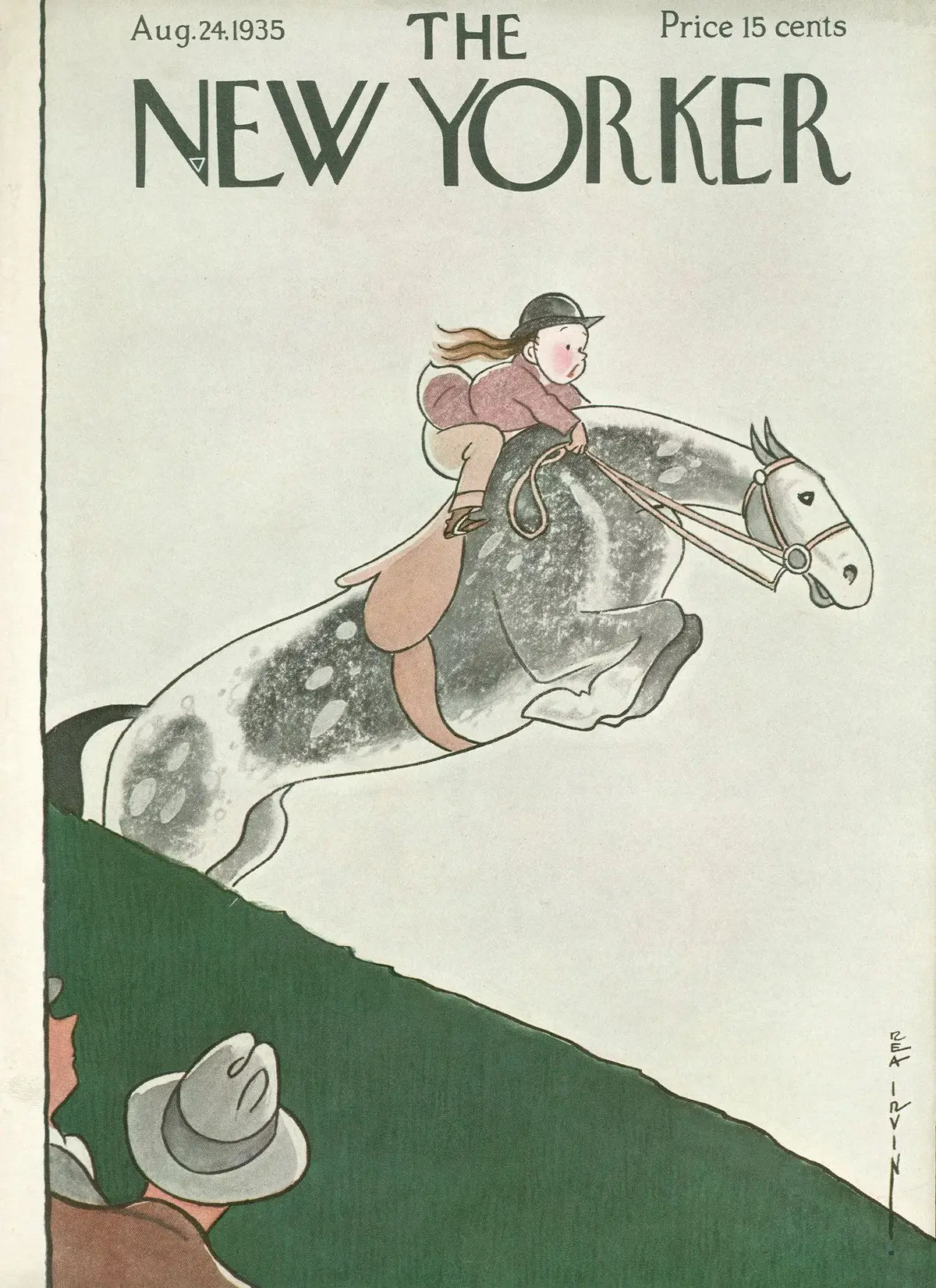 Обложка The New Yorker, 24 августа 1935, художник Реа Ирвин