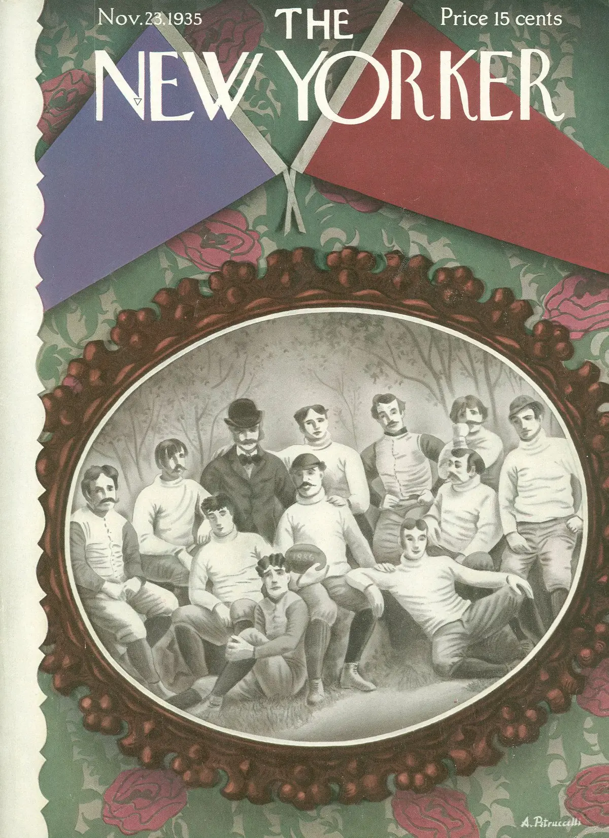 Обложка The New Yorker, 23 ноября 1935, художник Антонио Петруччелли