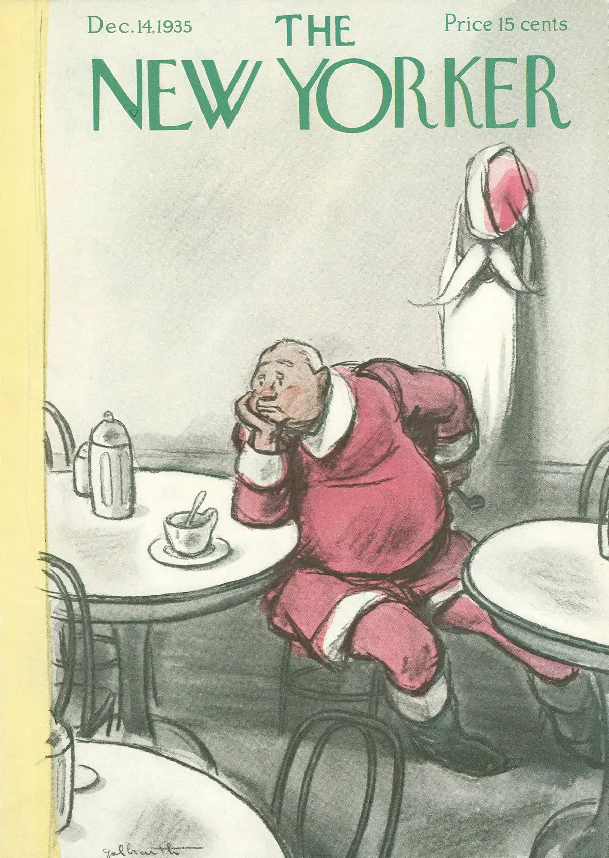 Обложка The New Yorker, 14 декабря 1935, художник Уильям Гэлбрейт Кроуфорд