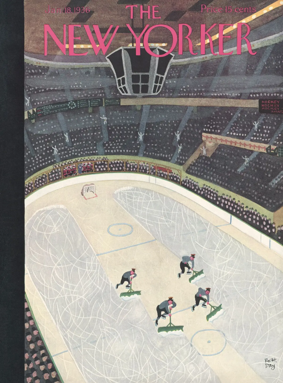Обложка The New Yorker, 18 января 1936, художник Роберт Дэй