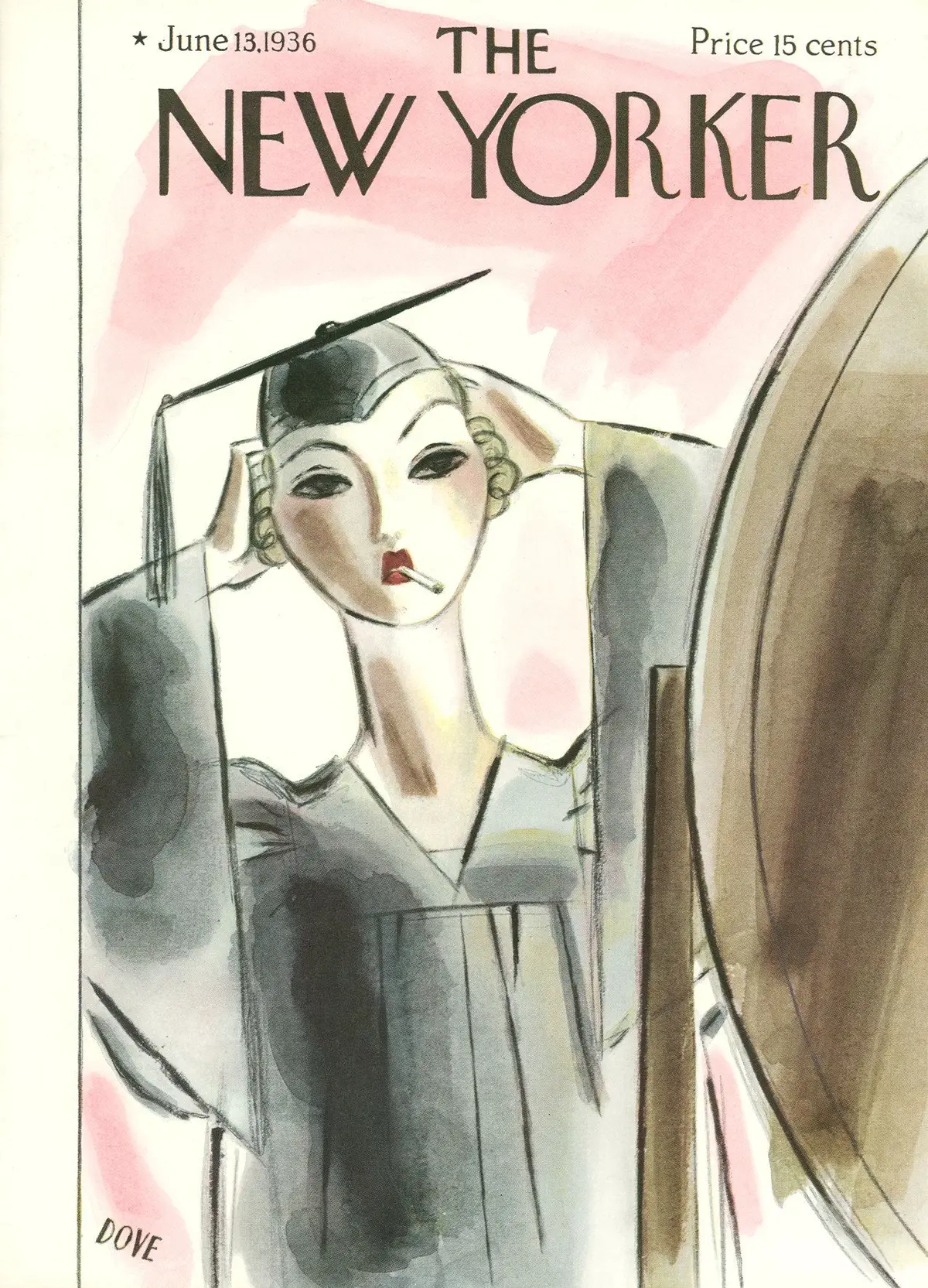 Обложка The New Yorker, 13 июня 1936, художник Леонард Дав
