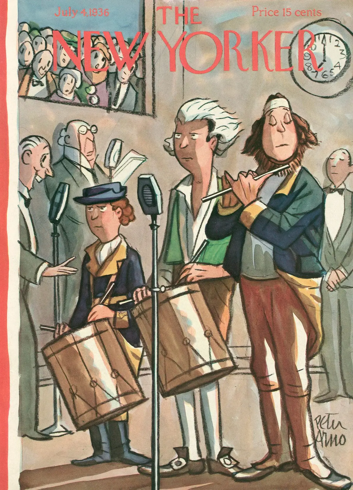 Обложка The New Yorker, 4 июля 1936, художник Питер Арно