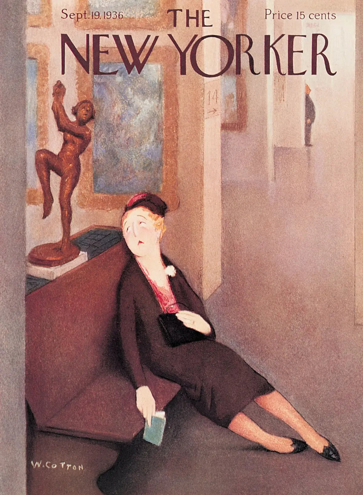Обложка The New Yorker, 19 сентября 1936, художник Уильям Коттон
