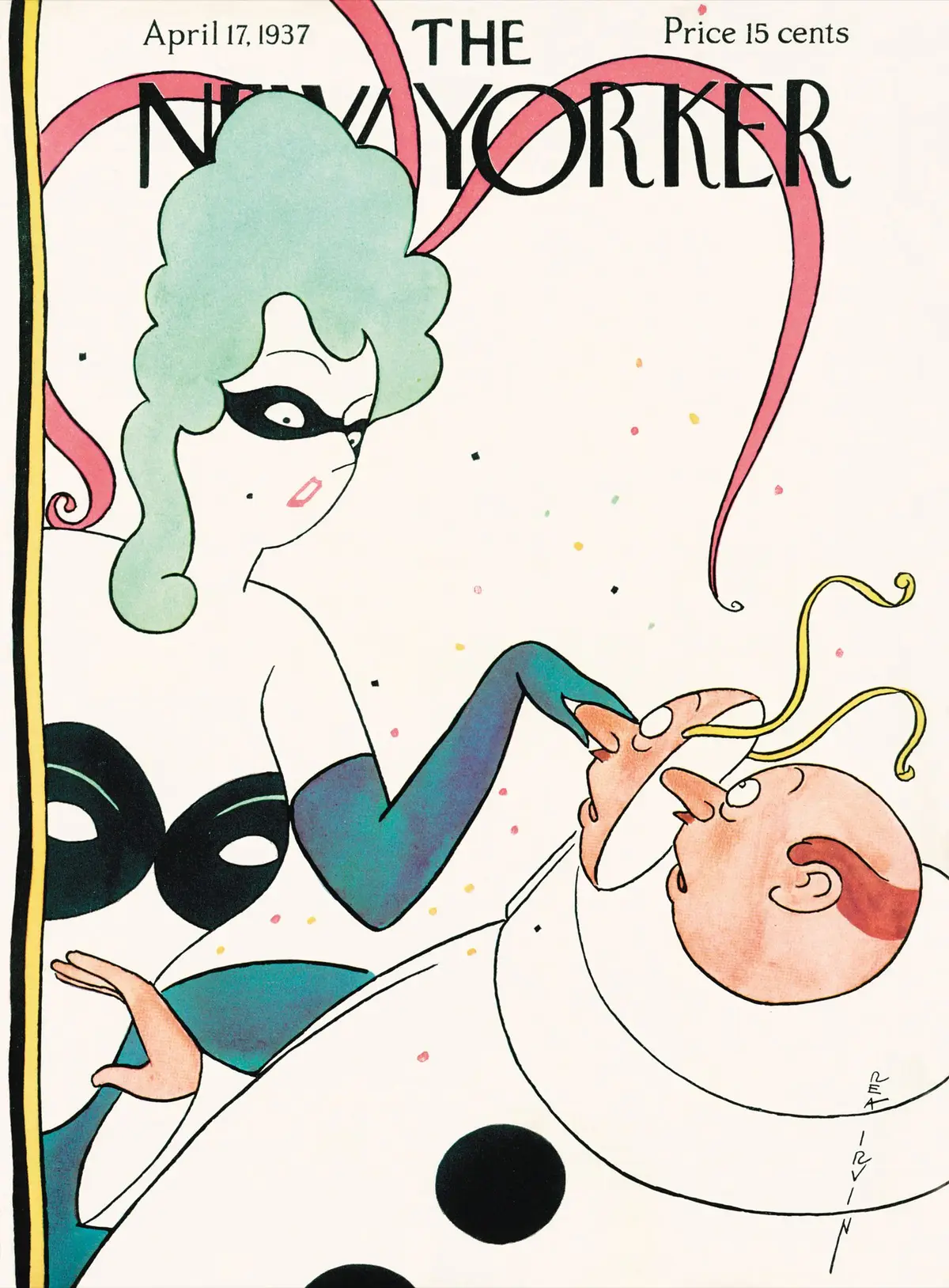 Обложка The New Yorker, 17 апреля 1937, художник Реа Ирвин