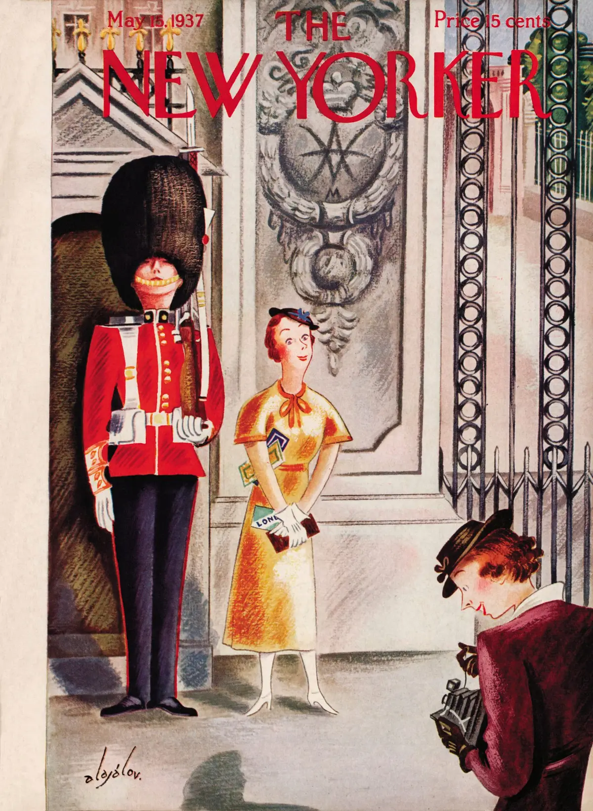 Обложка The New Yorker, 15 мая 1937, художник Константин Алажалов