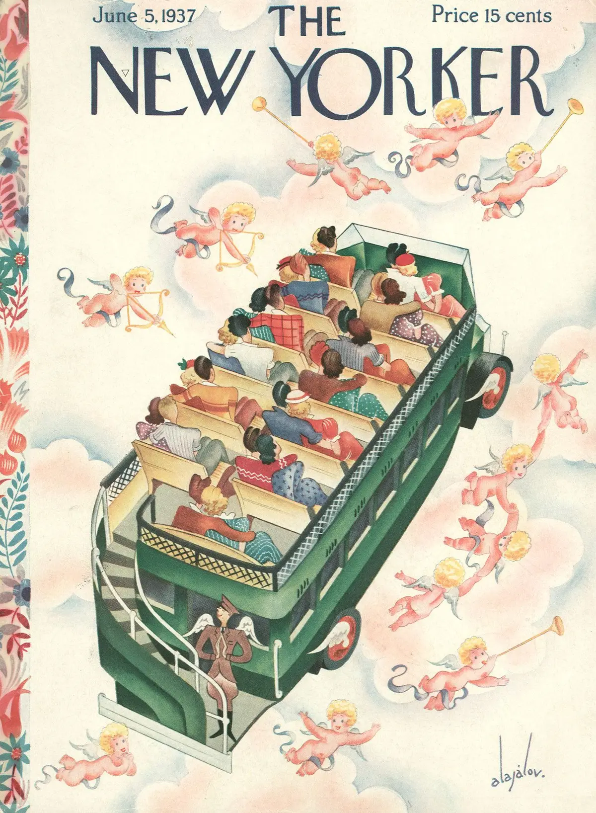 Обложка The New Yorker, 5 июня 1937, художник Константин Алажалов