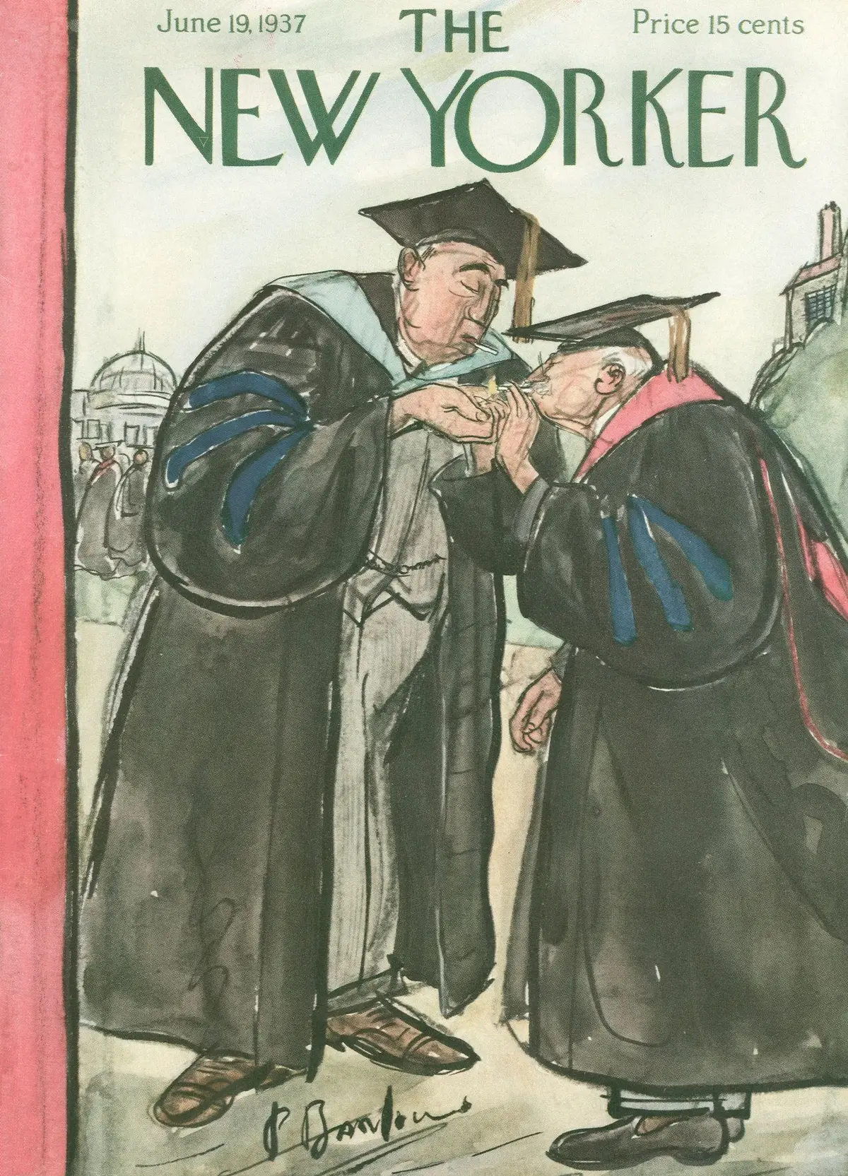 Обложка The New Yorker, 19 июня 1937, художник Перри Барлоу