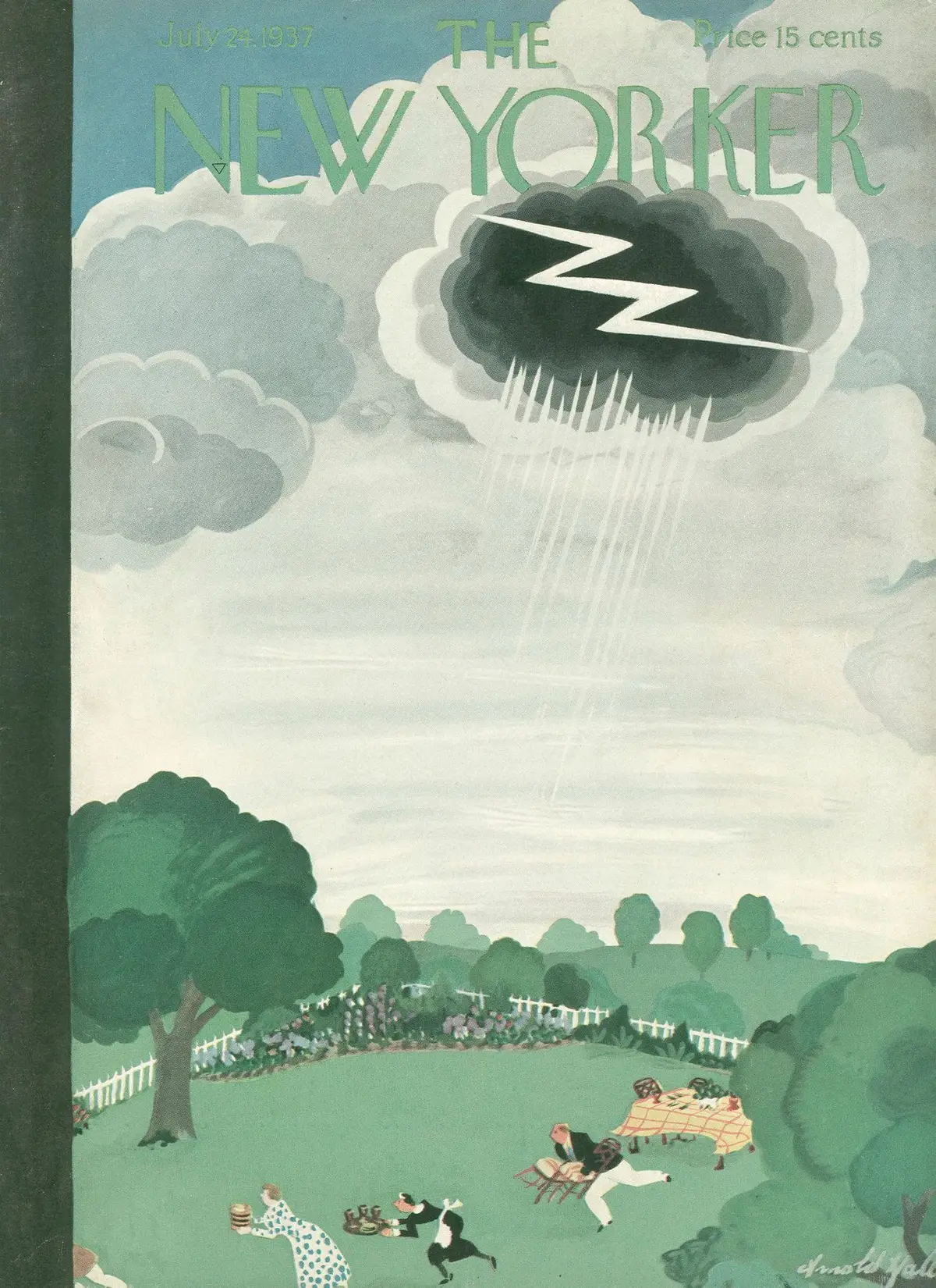 Обложка The New Yorker, 24 июля 1937, художник Арнольд Абнер Холл