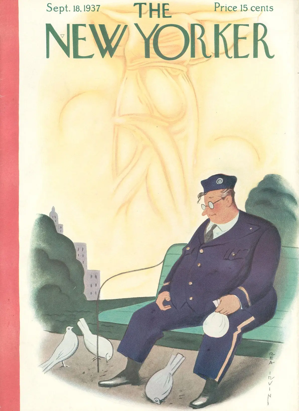 Обложка The New Yorker, 18 сентября 1937, художник Реа Ирвин