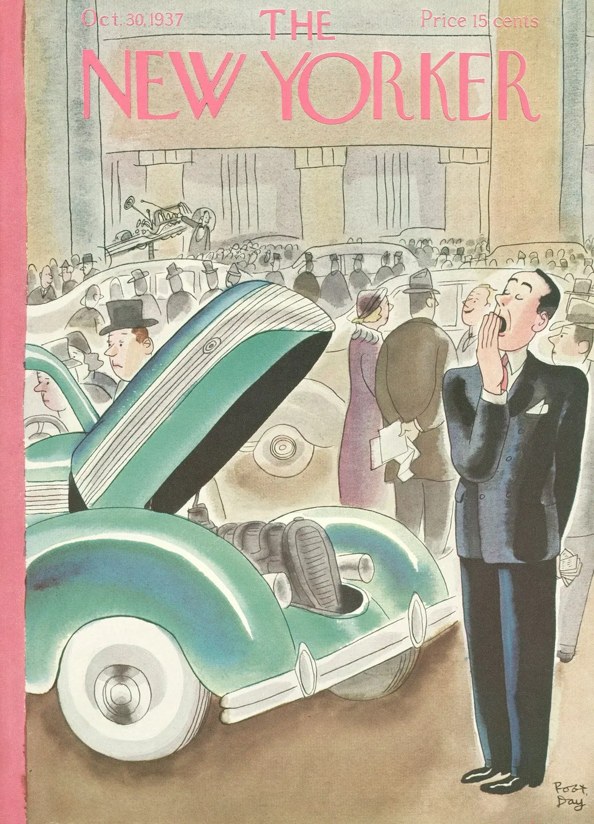 Обложка The New Yorker, 30 октября 1937, художник Роберт Дэй