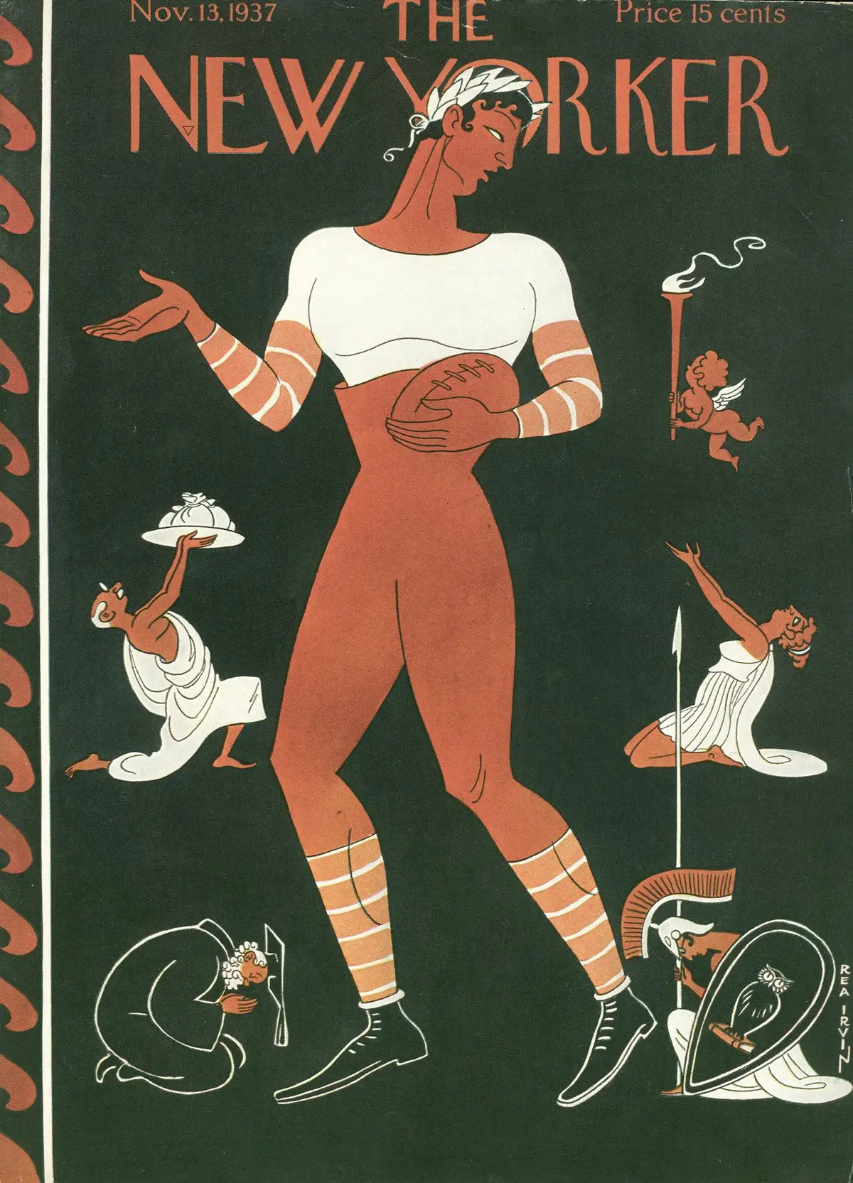 Обложка The New Yorker, 13 ноября 1937, художник Реа Ирвин