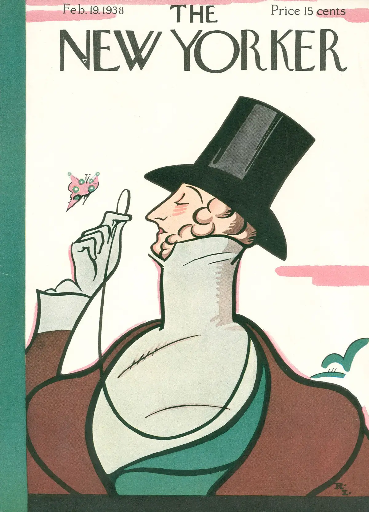 Обложка The New Yorker, 19 февраля 1938, художник Реа Ирвин