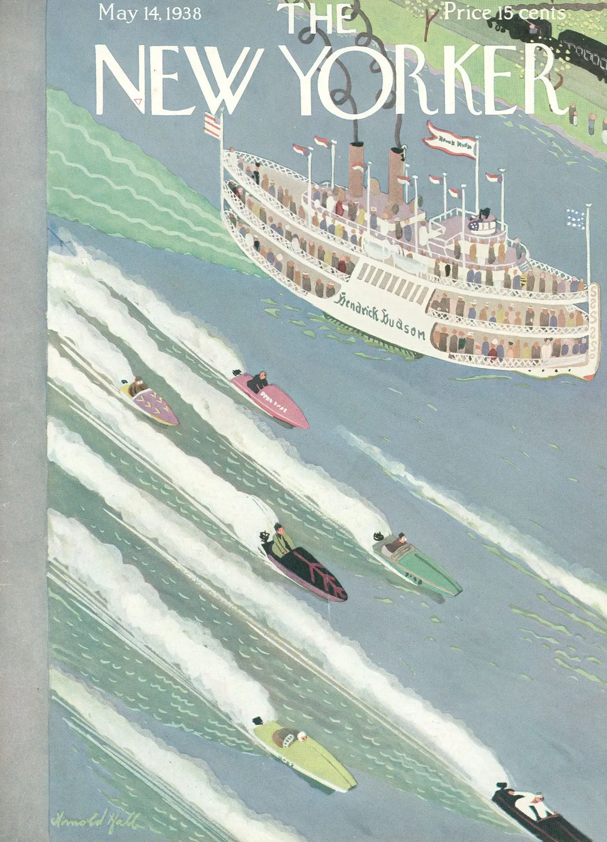 Обложка The New Yorker, 14 мая 1938, художник Арнольд Абнер Холл