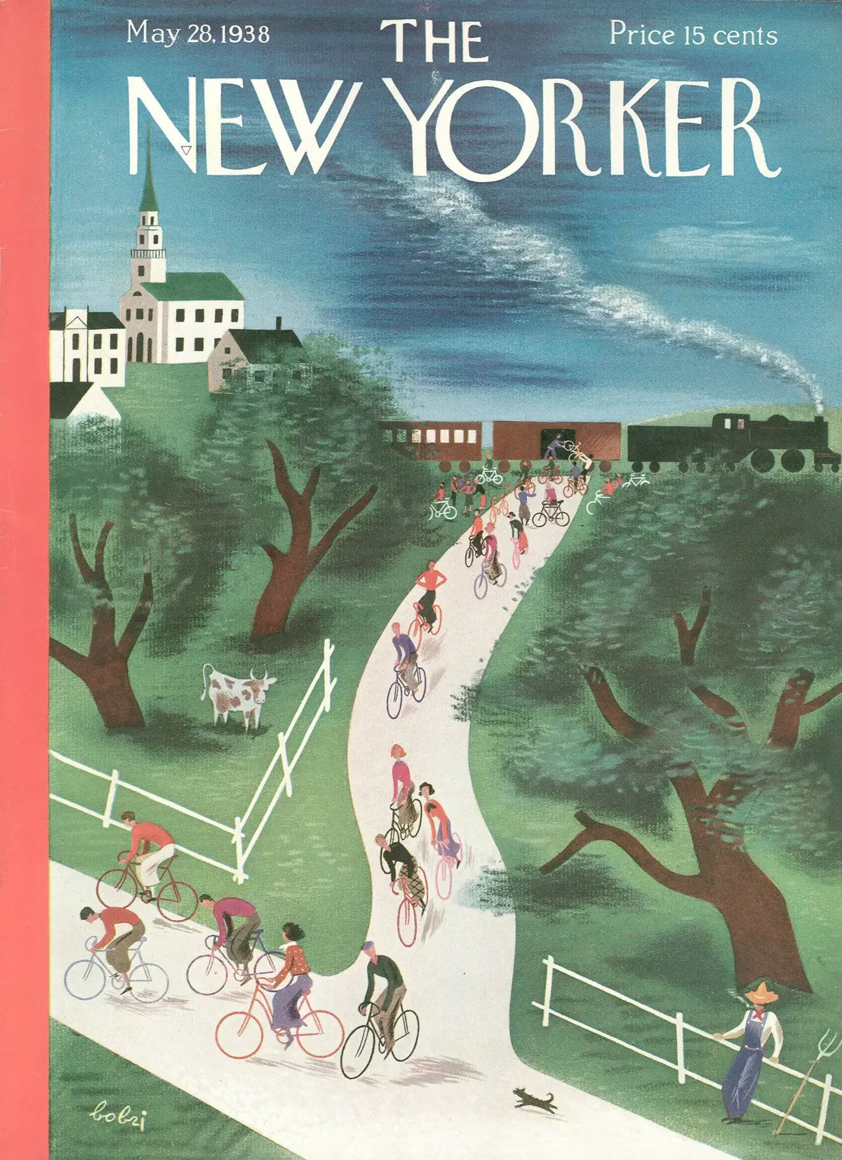 Обложка The New Yorker, 28 мая 1938, художник Виктор Бобрицкий