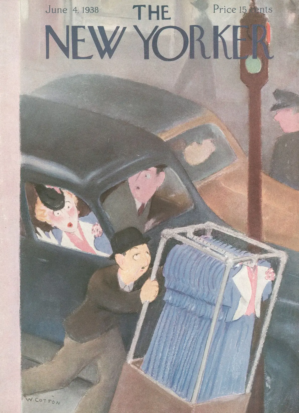 Обложка The New Yorker, 4 июня 1938, художник Уильям Коттон