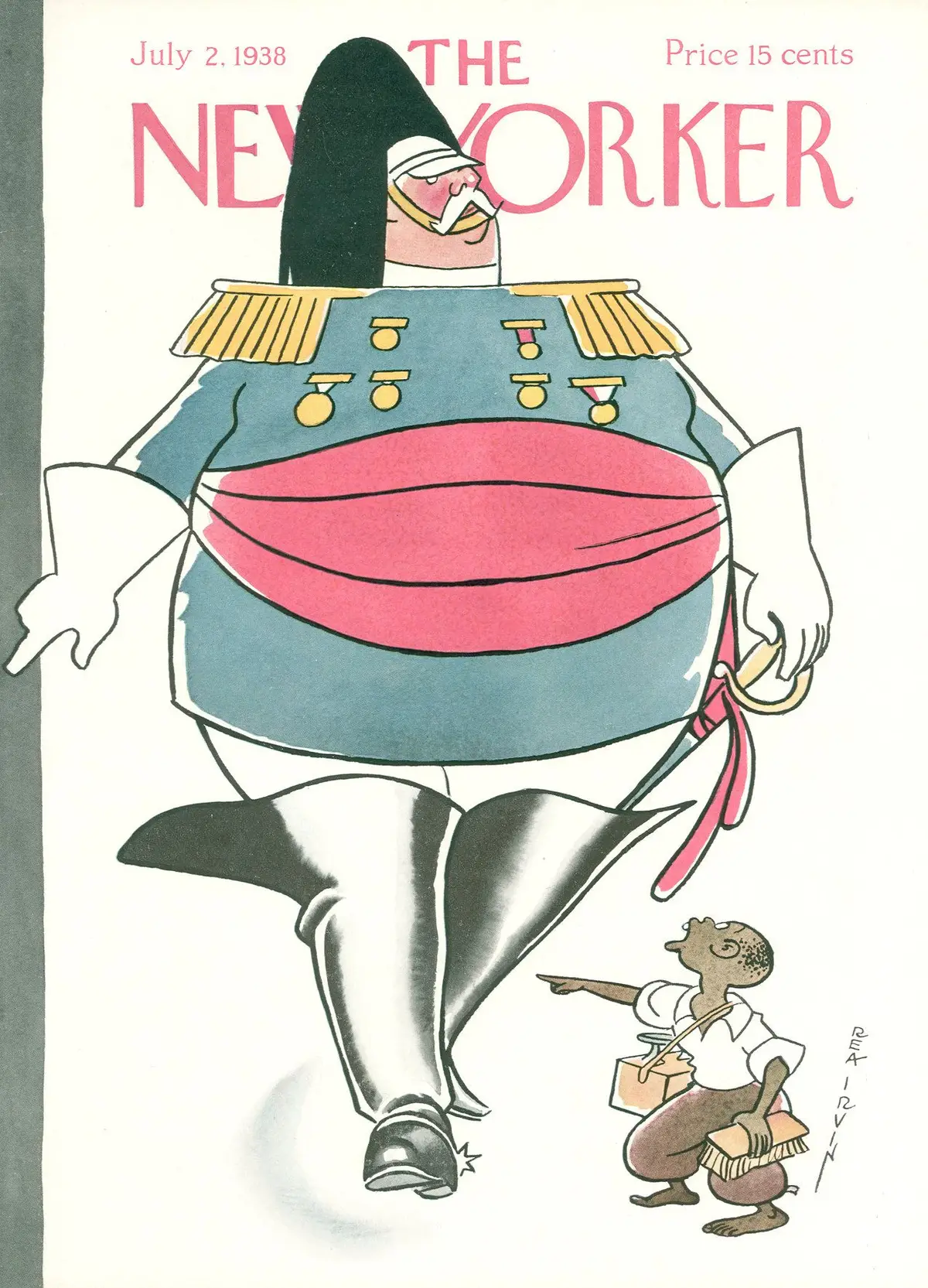 Обложка The New Yorker, 2 июля 1938, художник Реа Ирвин