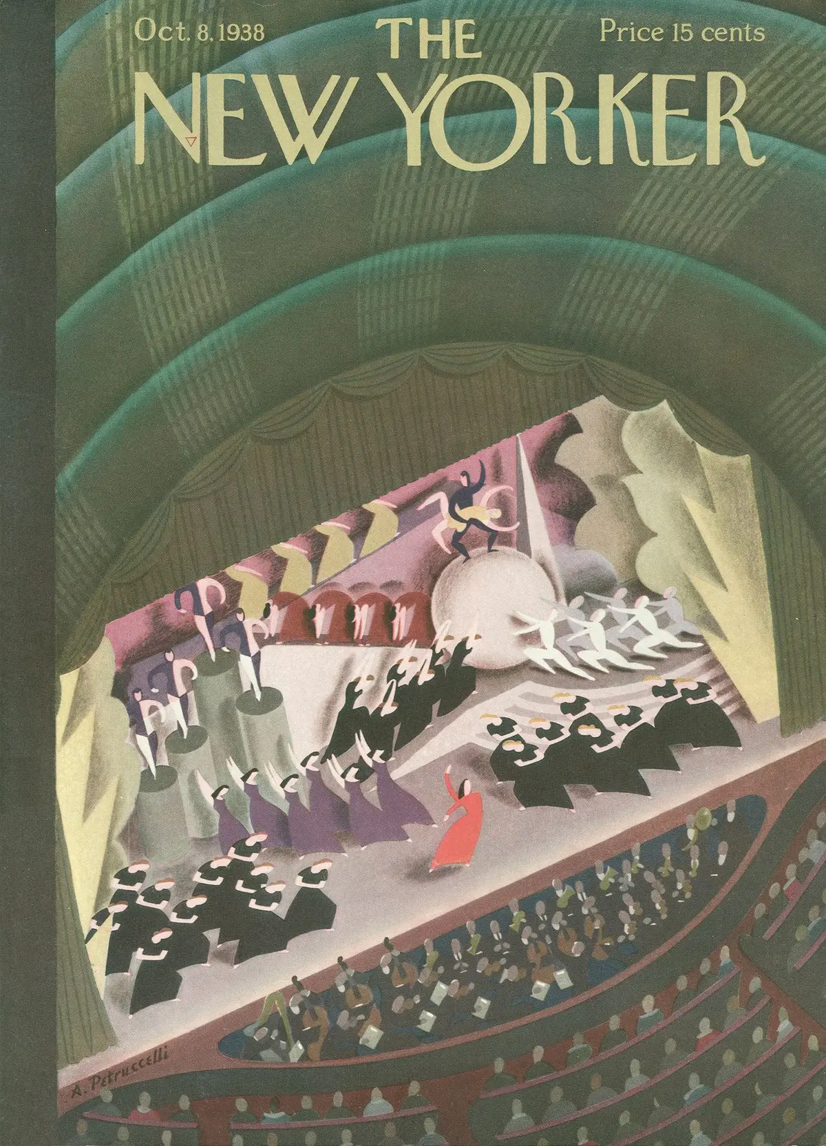 Обложка The New Yorker, 8 октября 1938, художник Антонио Петруччелли